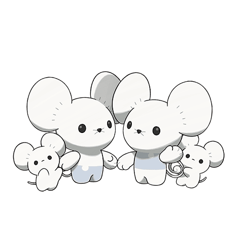 イッカネズミ（4ひきかぞく）